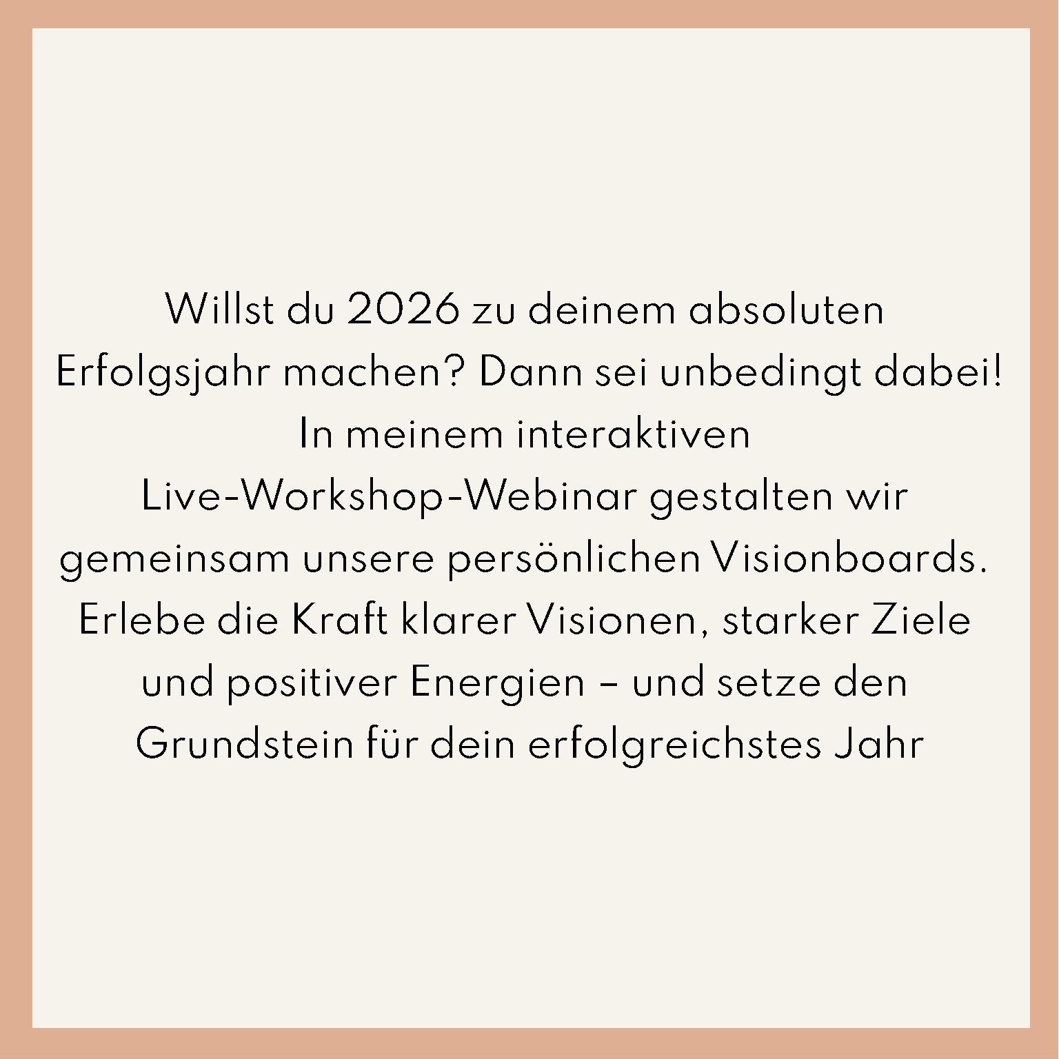 Webinar: Dein Visionboard 2026 – Bild 2